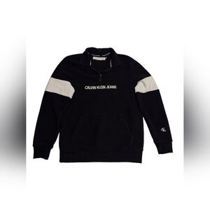 Calvin Klein Black and White Sweatshirt (S)
